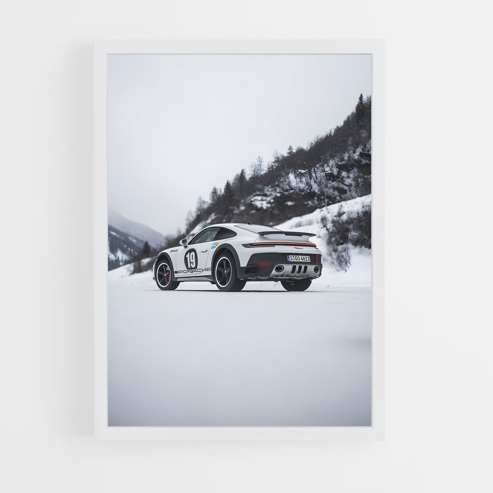 Poster magnifique dakar – affiche Porsche (vue 3)